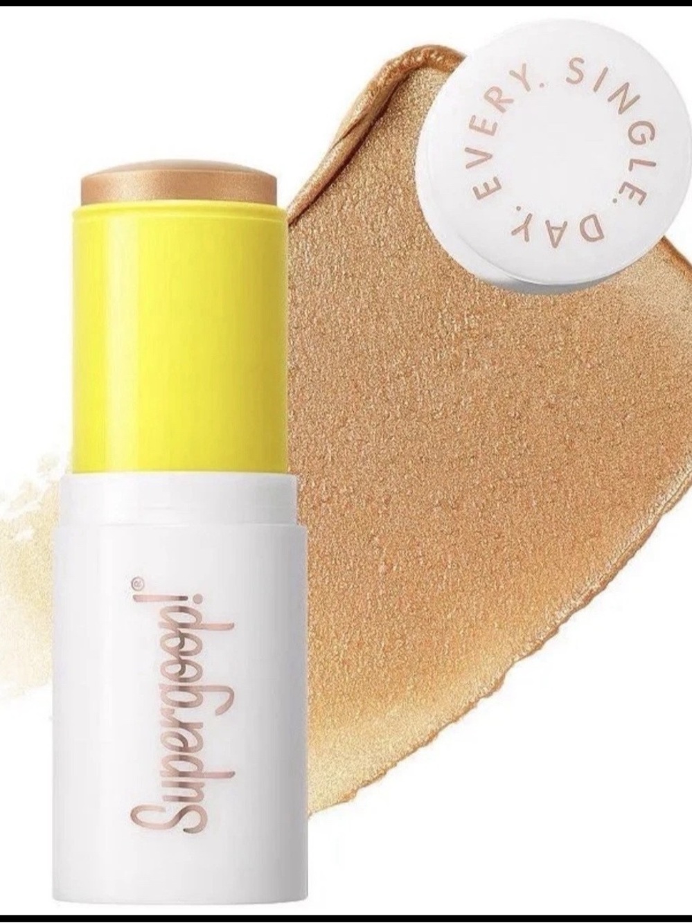 Supergoop! Glowscreen Sunlighter Stick SPF 45 Sunrise 0.35 oz NIB EXP: 03/2027